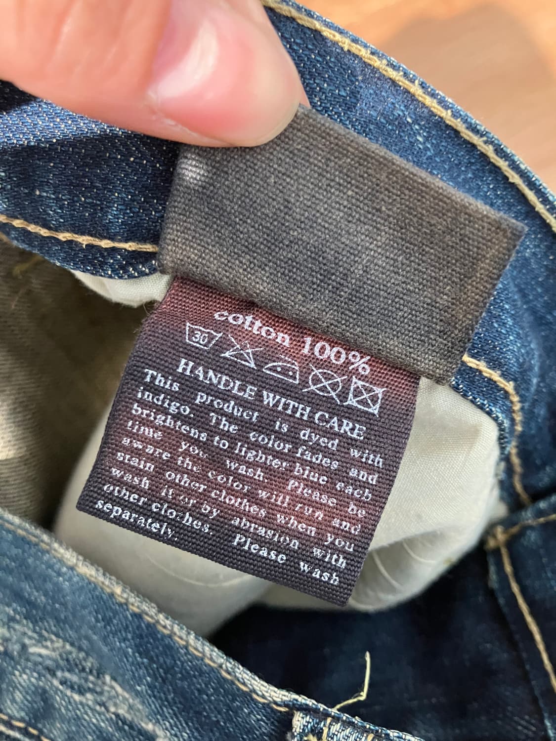 BLUE BOY 코카콜라 디스트로이드 데님 쇼츠 30  상품이미지9