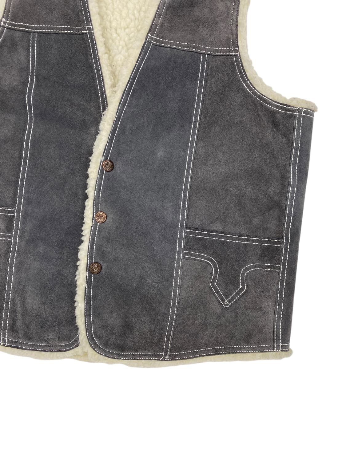 7-80‘s Pauliz 웨스턴 스웨이드 베스트 상품이미지4