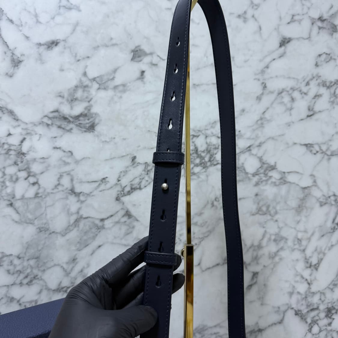 디올x데님 티어스 오블리크 새들 미니 플랩 크로스백 메신저백 상품이미지7