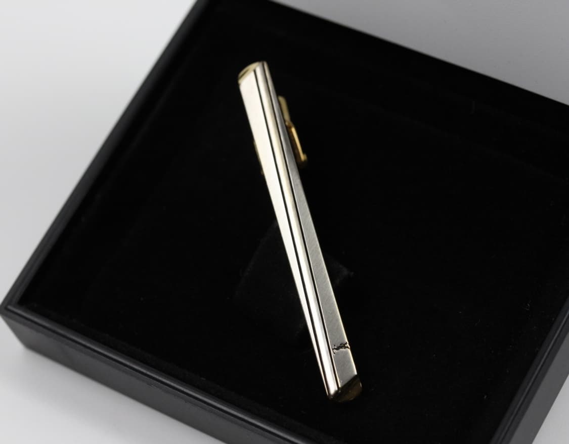 입생로랑 B+등급 5.5cm 남자 명품 넥타이핀 빈티지 상품이미지1