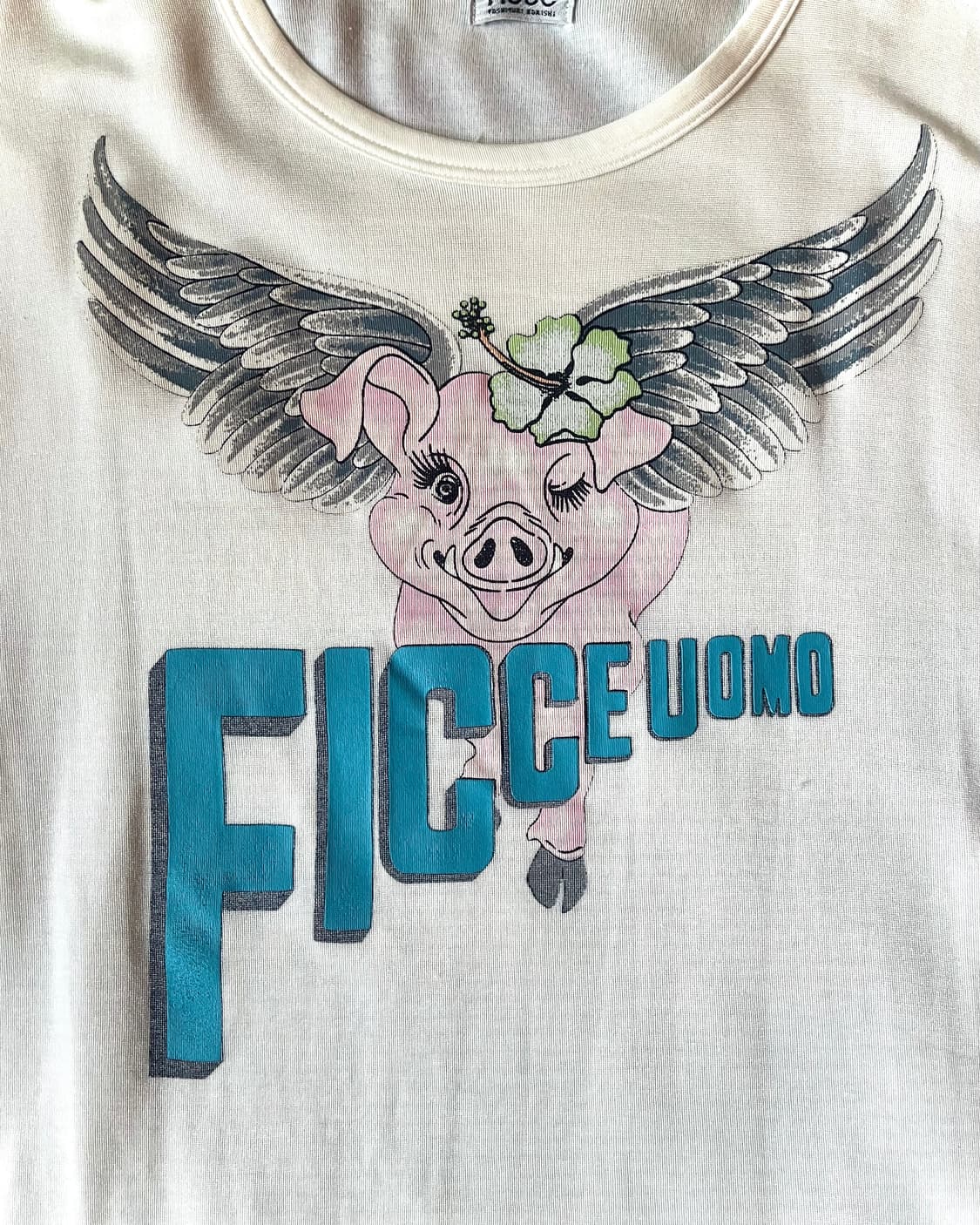 1990s Konishi Yoshiyuki Pig 1/2 T-Shirt 상품이미지5