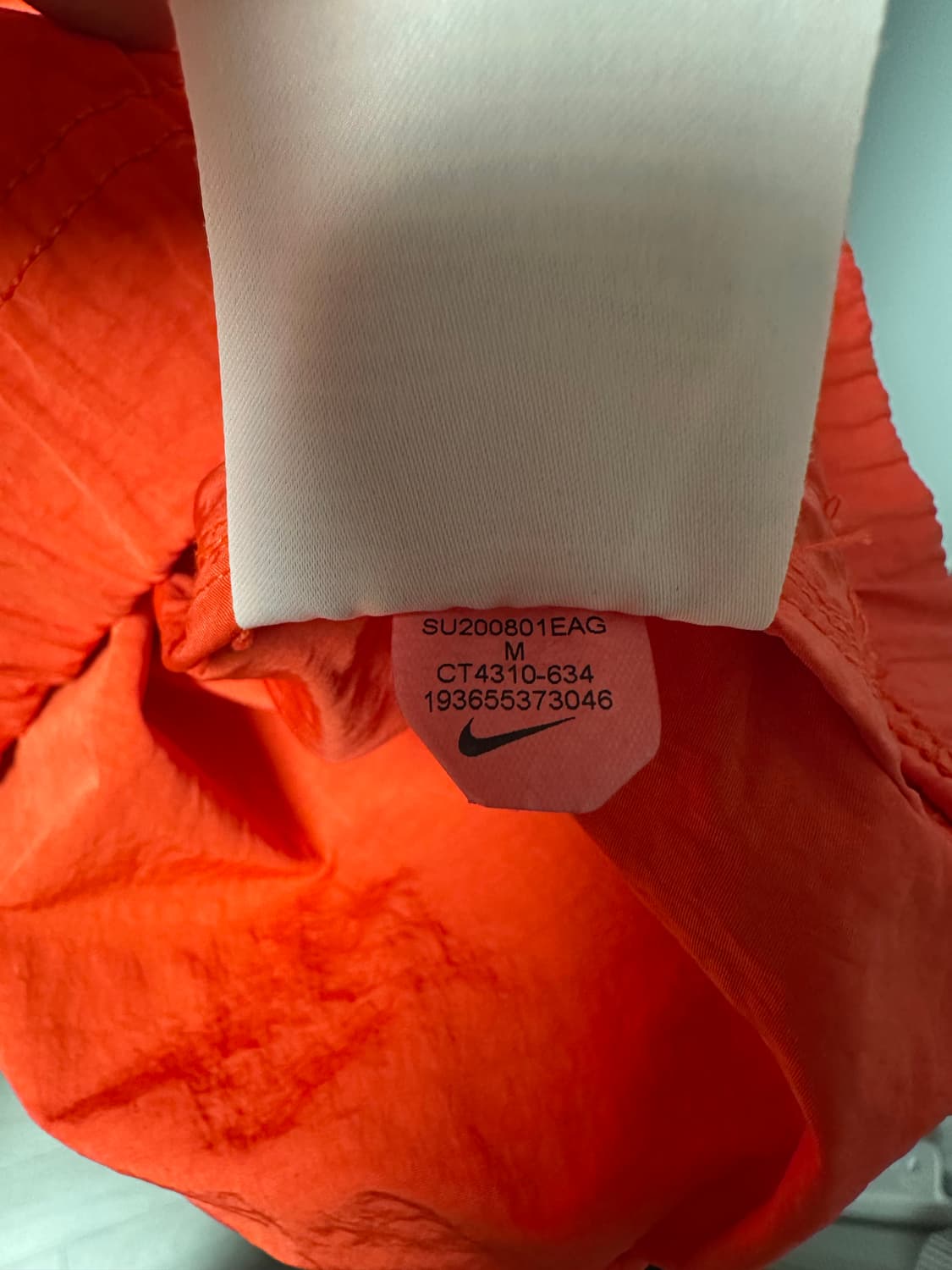 나이키 x 스투시 윈드러너 자켓 하바네로 레드 상품이미지5