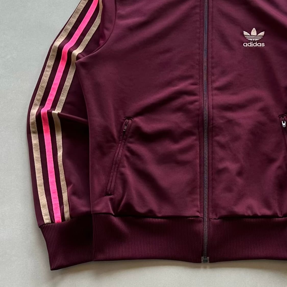 [M]아디다스 파이어버드 버건디 골드 트랙탑 져지 상품이미지4