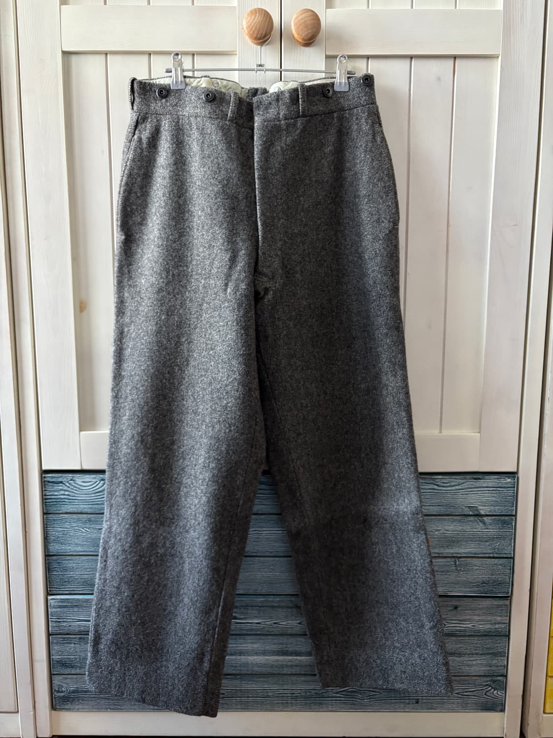 80년대 80s 에디바우어 울 슬랙스 팬츠 31사이즈 상품이미지1