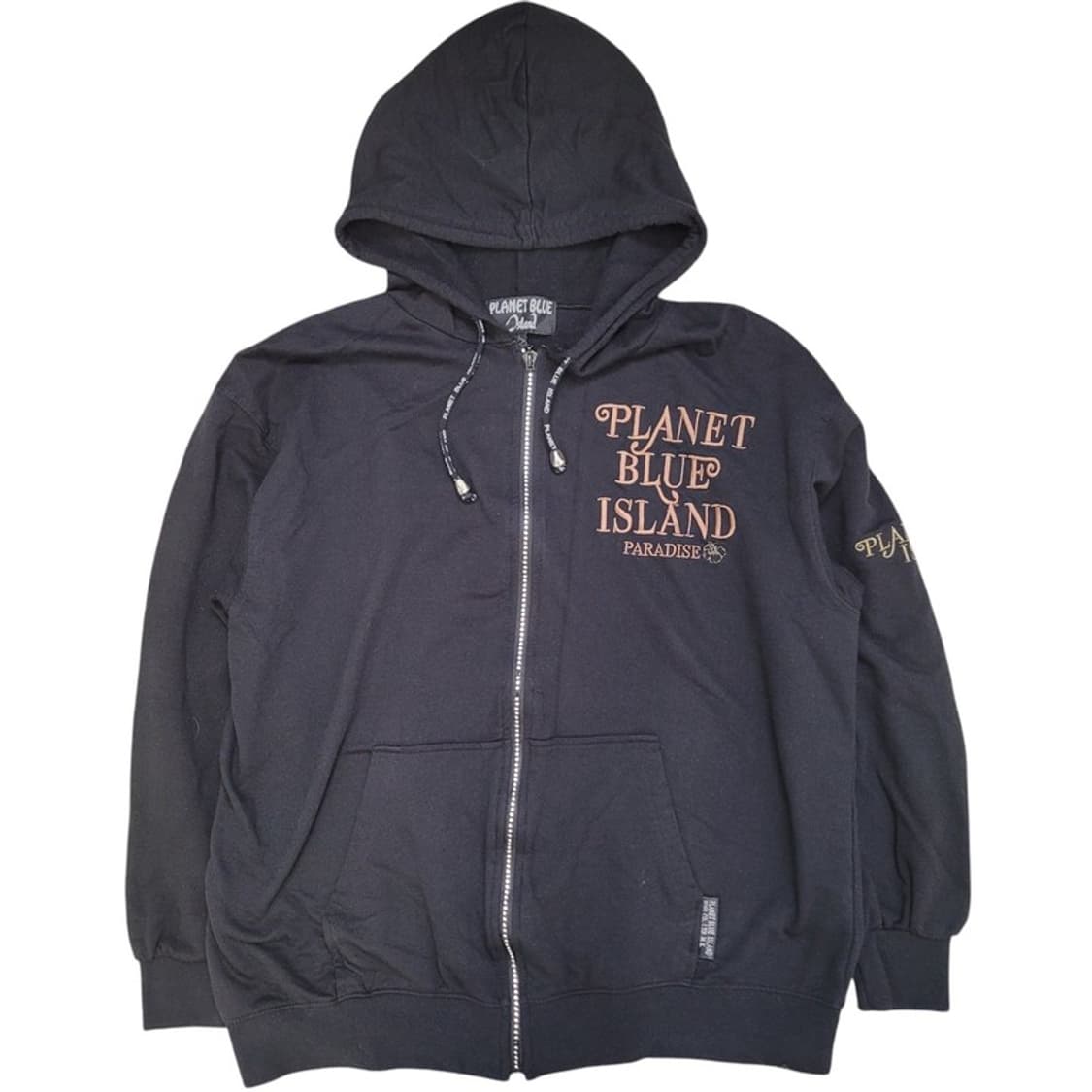 JAPAN 백 빅프린트 빈티지 후드집업 상품이미지1