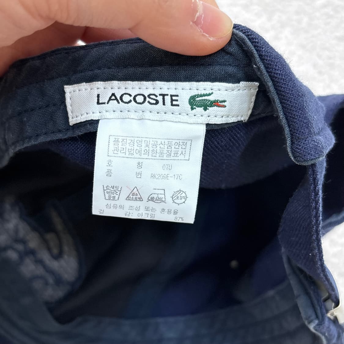 F 라코스테 빅 크록 볼캡 0408E2 상품이미지7