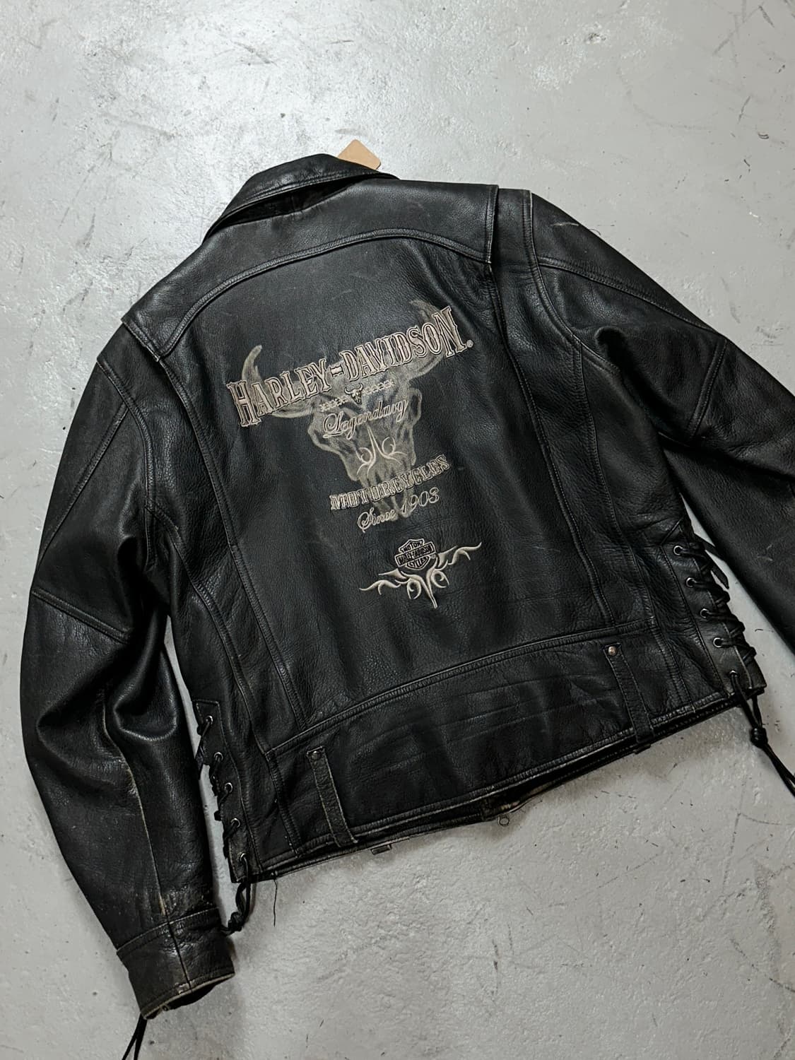 00's 할리데이비슨 레더 라이더 자켓 빈티지 레더자켓 상품이미지6