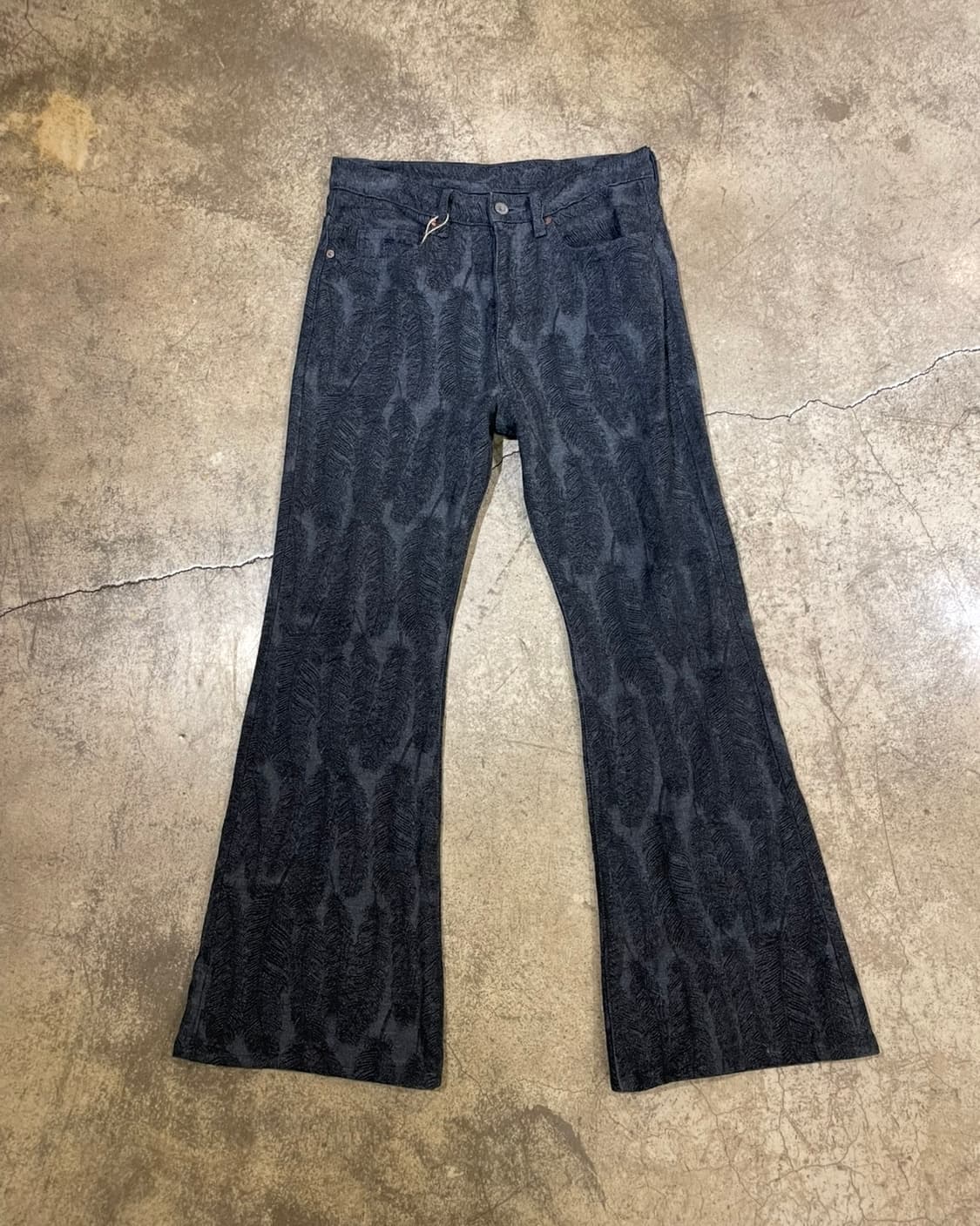 캐피탈 12온즈 오카벨보 페더 데님 팬츠 (B5123) 상품이미지1