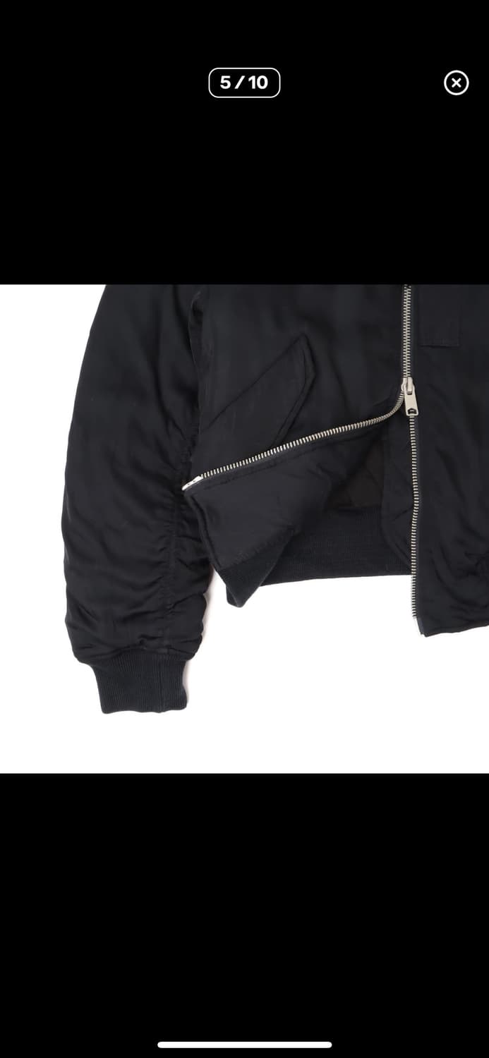 올세인트 브리 레이스드 레이언 봄버 자켓 상품이미지5