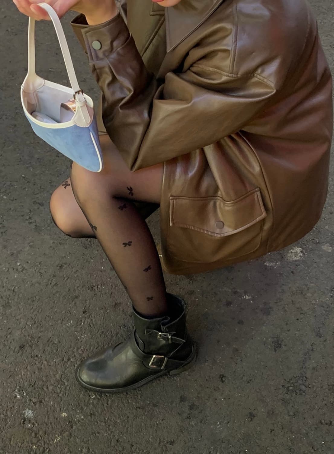 쇼핑몰 검정 시스루 검정 스타킹 상품이미지6