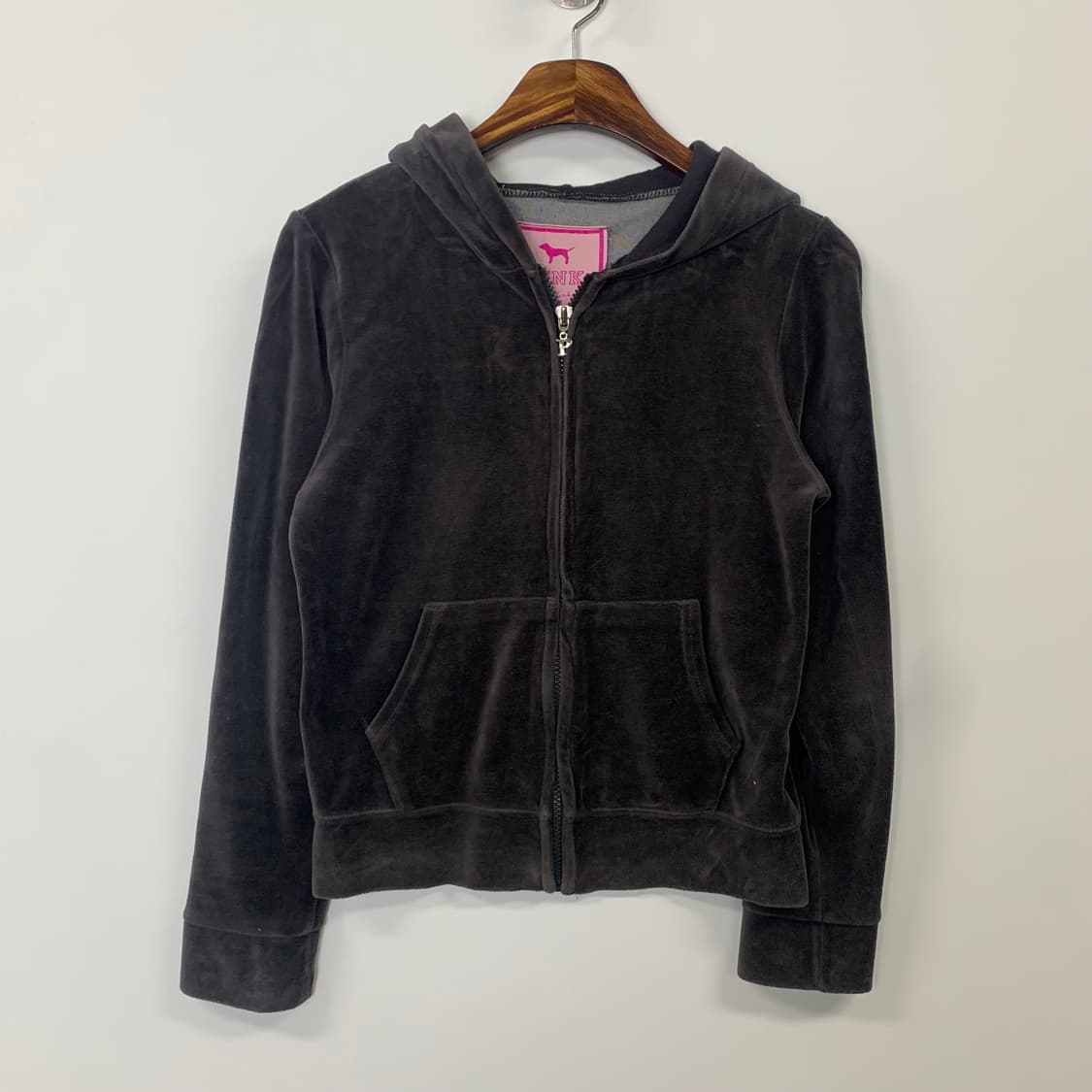 Pink 핑크 y2k 와투케 벨루어 후드집업  상품이미지3