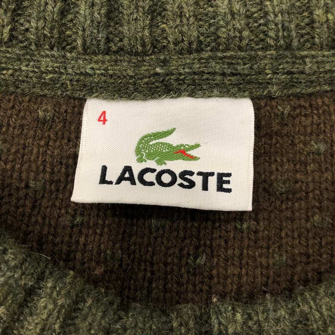 100 라코스테 울 니트 스웨터 상품이미지5