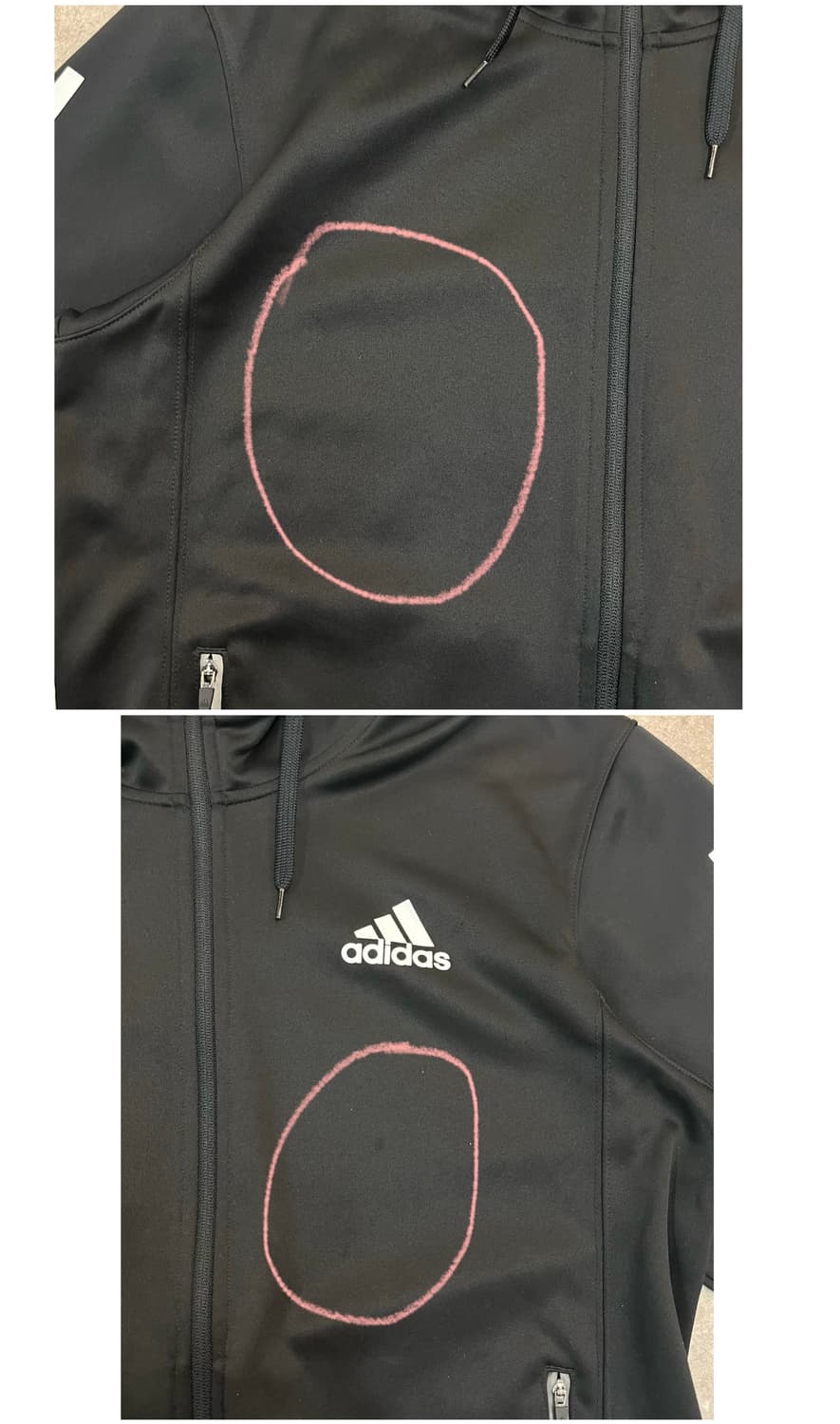 아디다스 후드집업 블랙 M #csz3489 상품이미지5