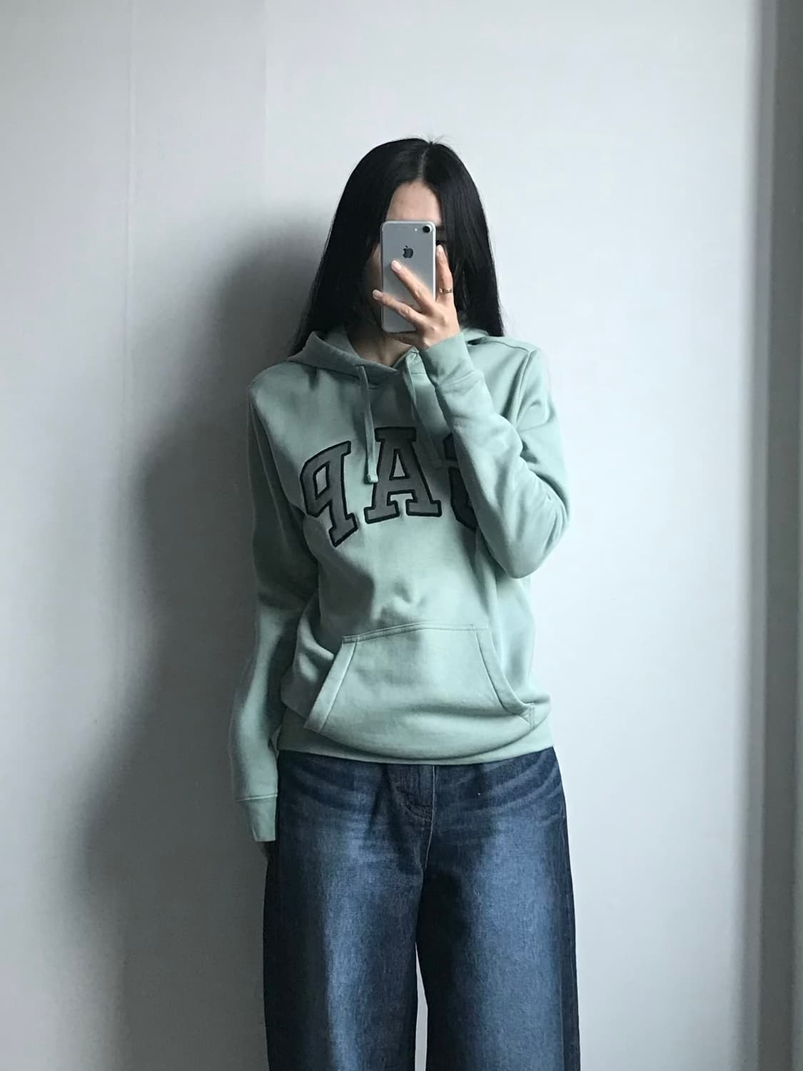 Gap 갭 민트 후드티 상품이미지1