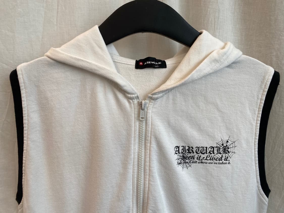 AIRWALK 화이트 후드 집업자켓(M) 상품이미지3