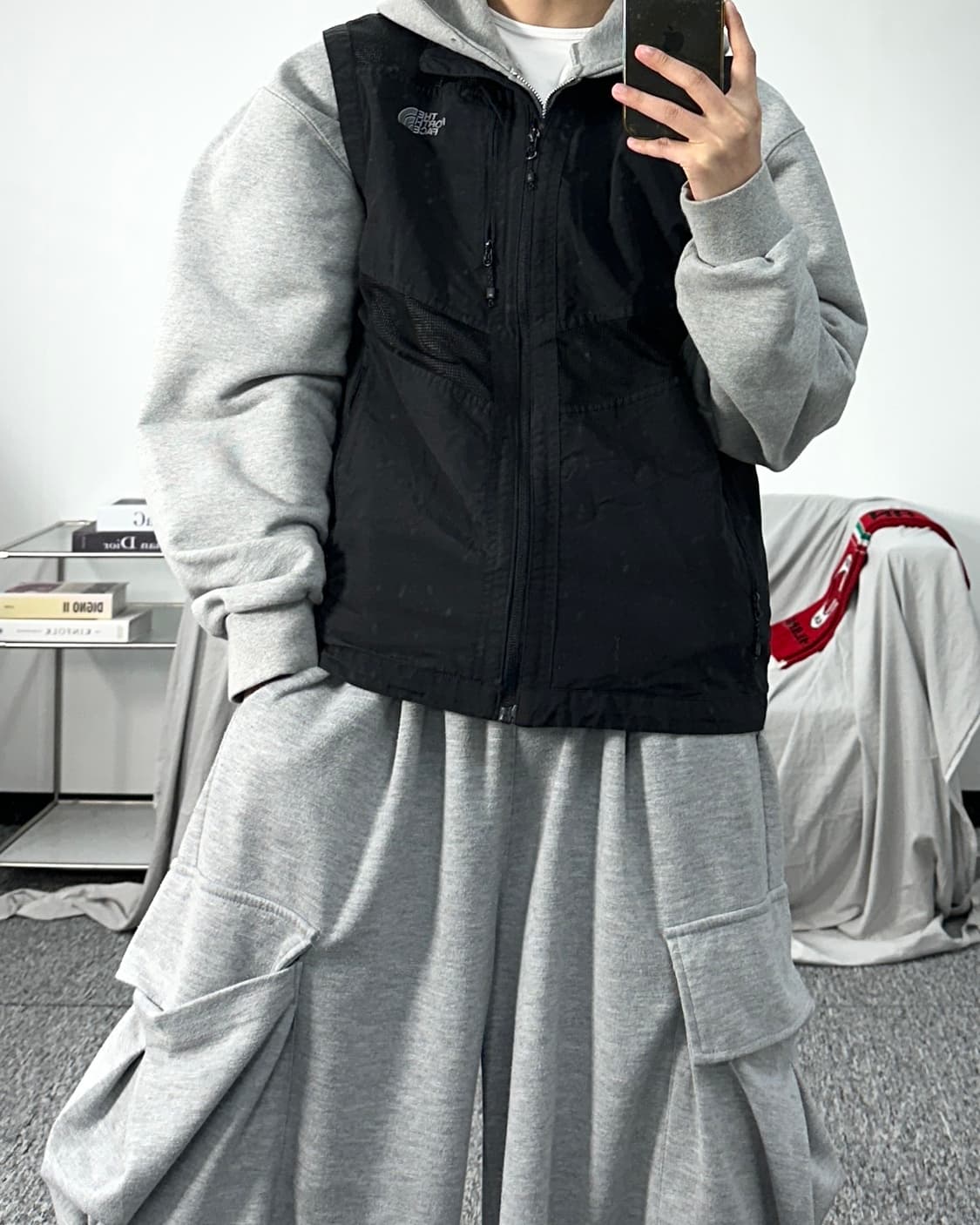 노스페이스 멀티포켓 메시 조끼 L 상품이미지3