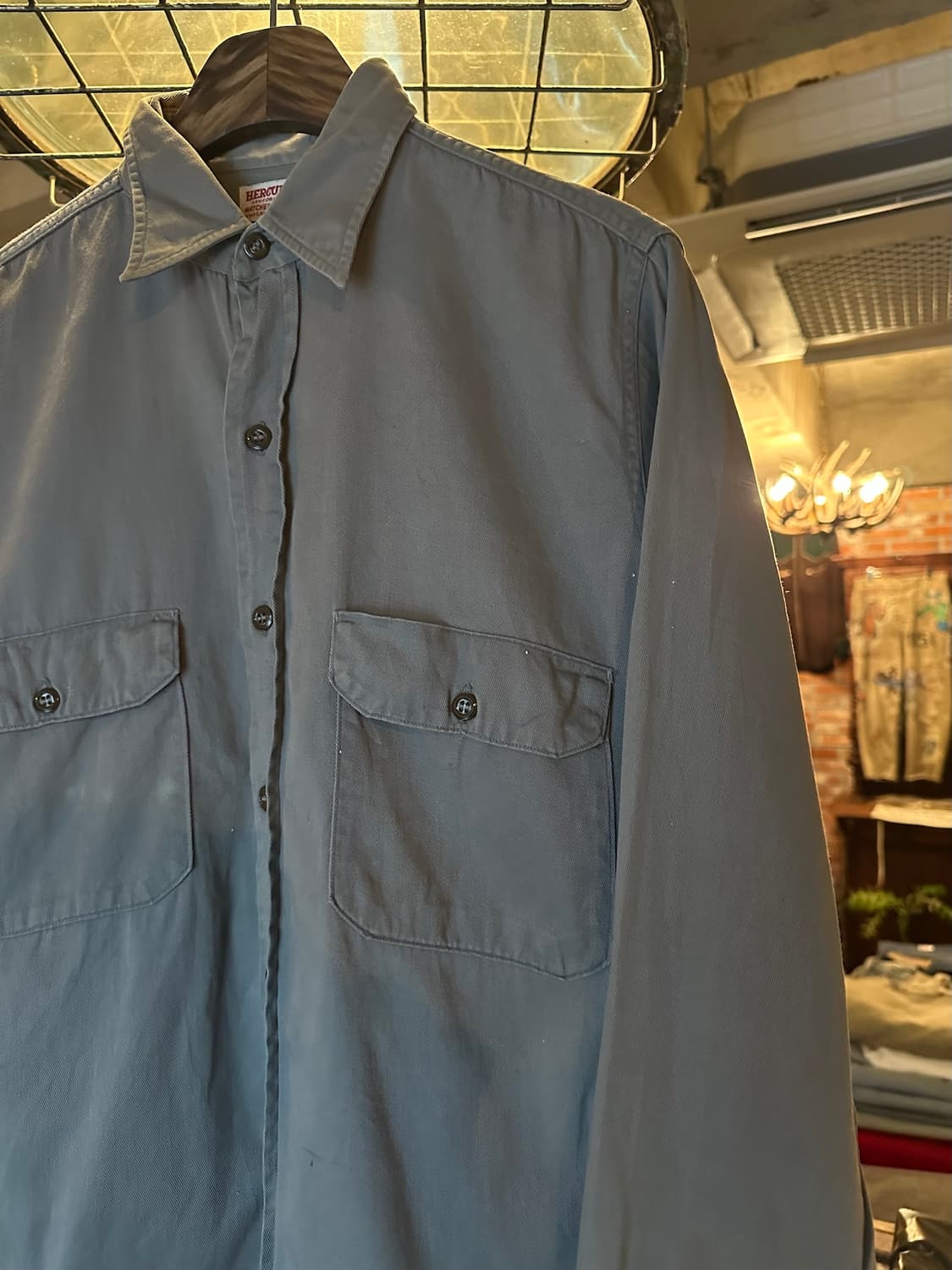 50s USA 빈티지 허큘리스 Hercules 셔츠 상품이미지2