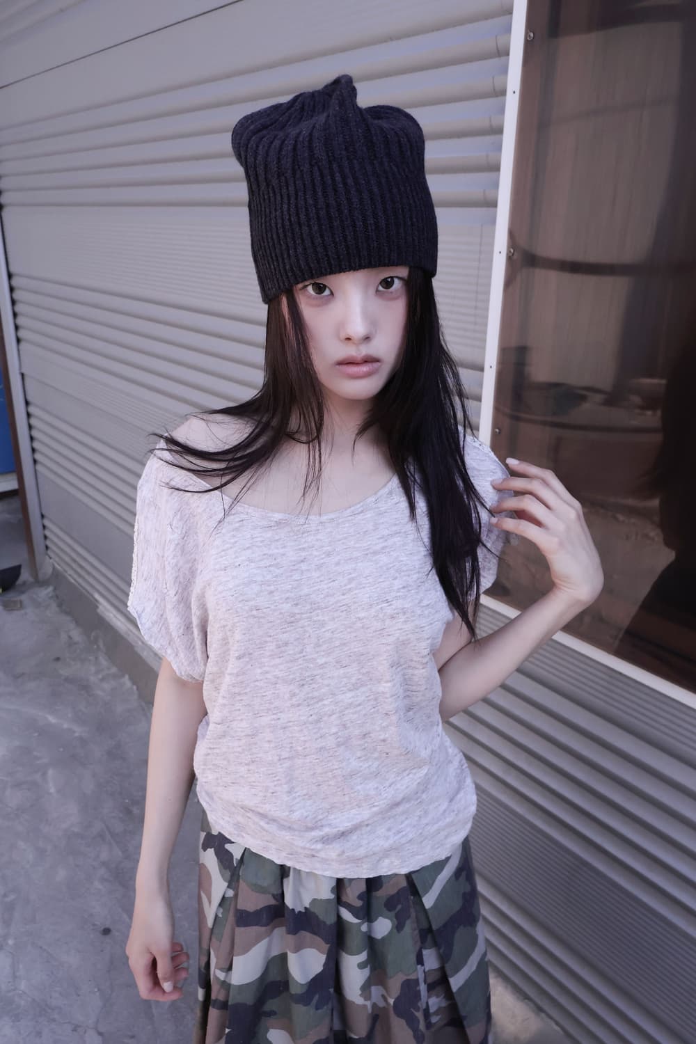 빈티지 반팔 레이스 티셔츠 상품이미지2
