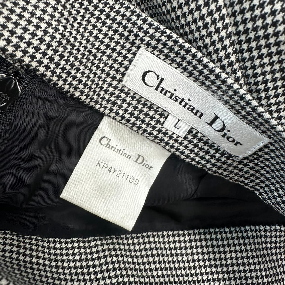 디올 하운드투스 울 투턱 스커트 치마 상품이미지7