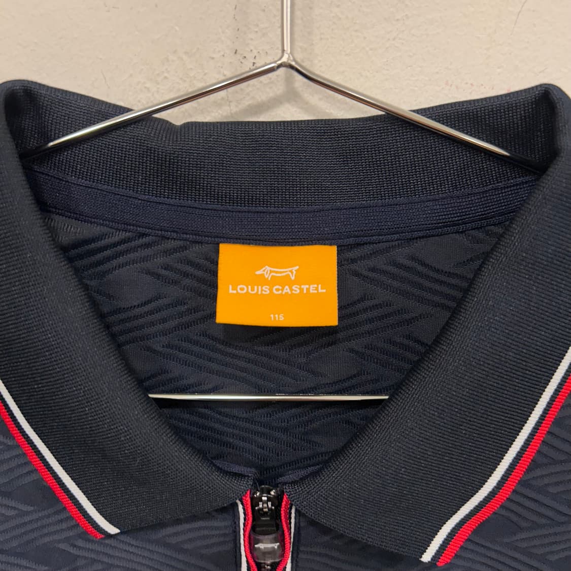 루이까스텔 골프웨어 러버와펜 반집업 긴팔 카라티 상품이미지3