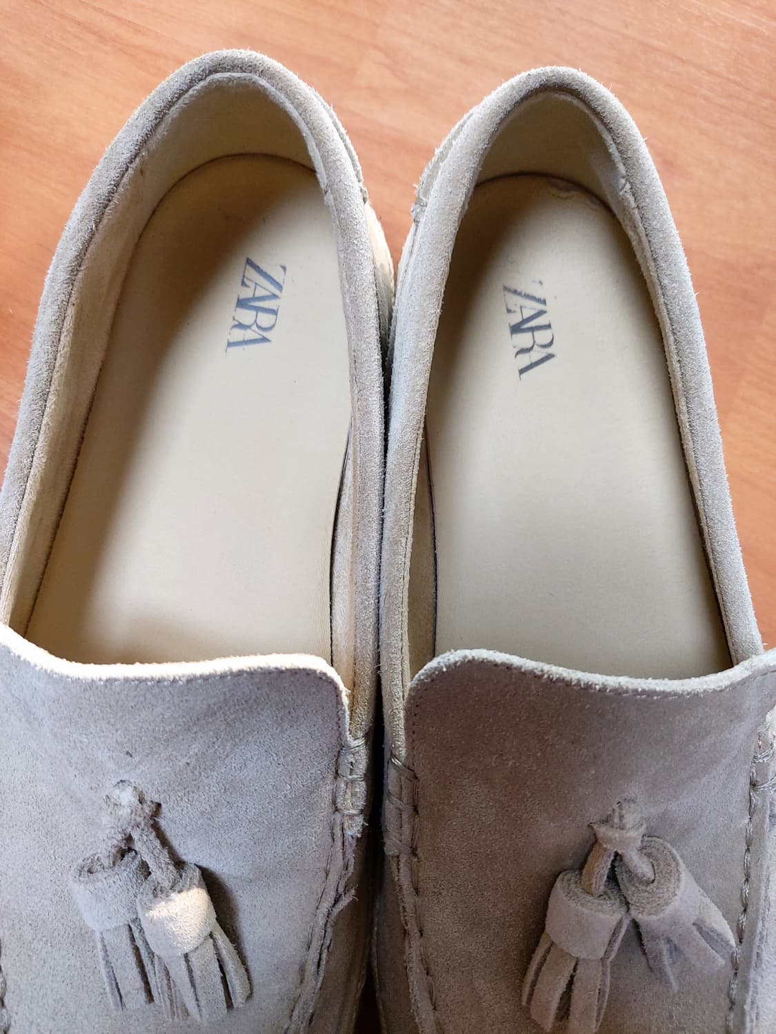 자라(ZARA) 스웨이드 태슬 로퍼(275mm)

 상품이미지7