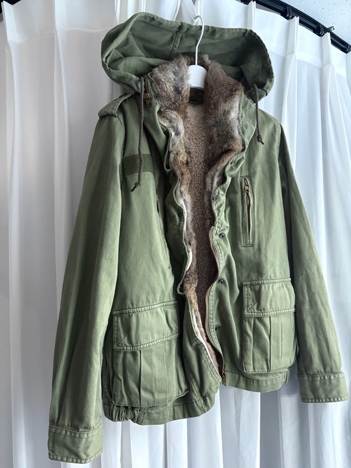 어나더 에디션 퍼 야상 상품이미지3