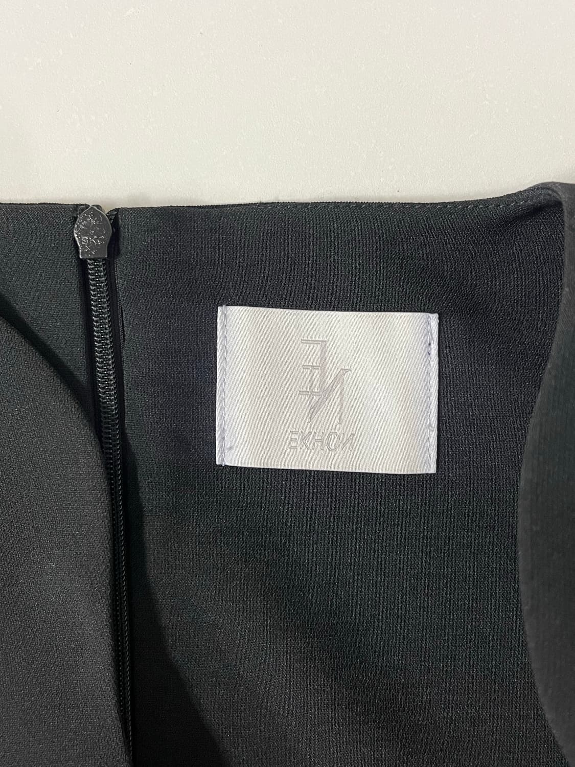 S) 에콘 EKHON 드롭 모스카토 원피스 블랙 상품이미지5