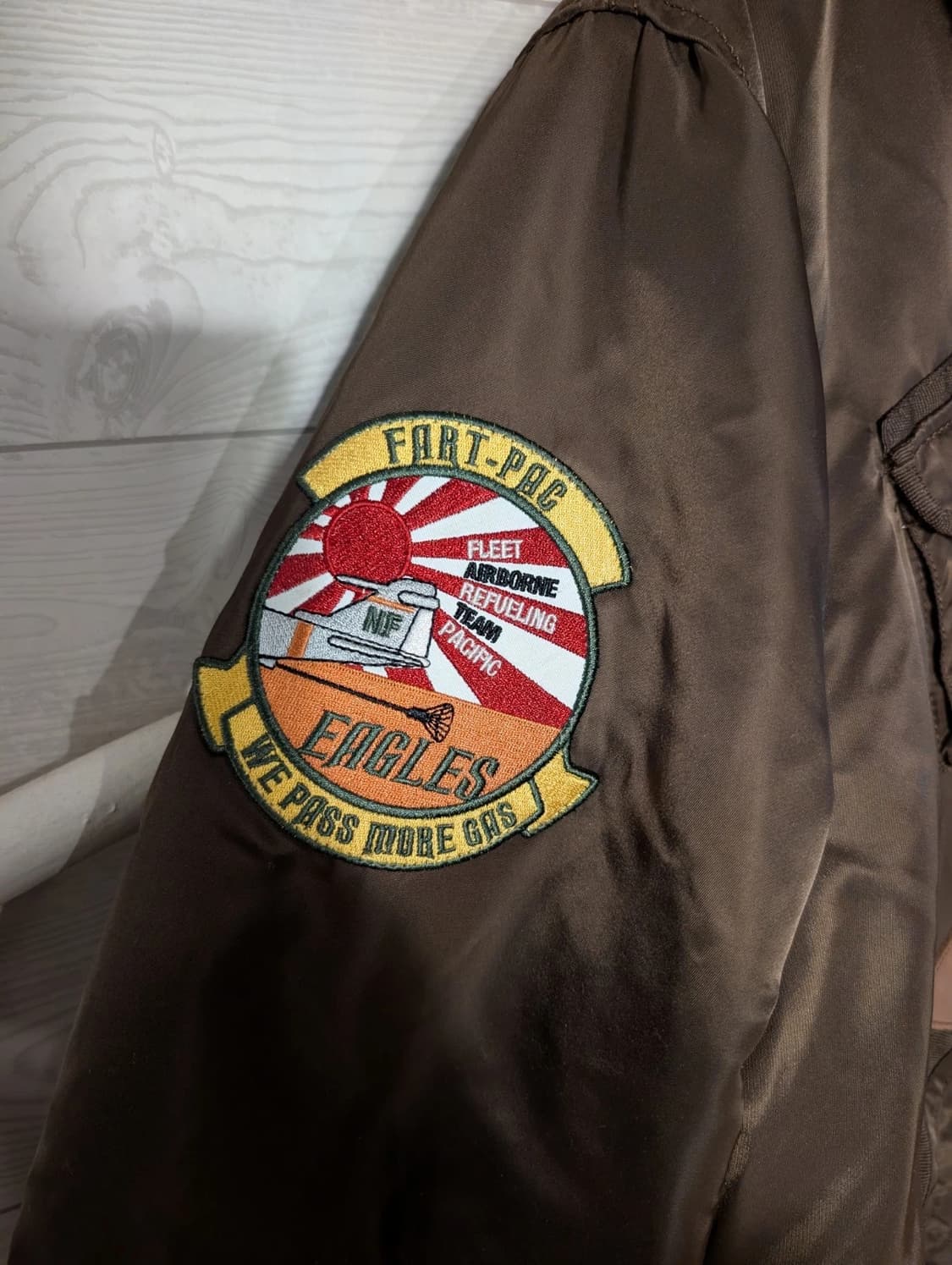  알파 인더스트리 플라이어스 재킷 봄버 브라운 상품이미지3