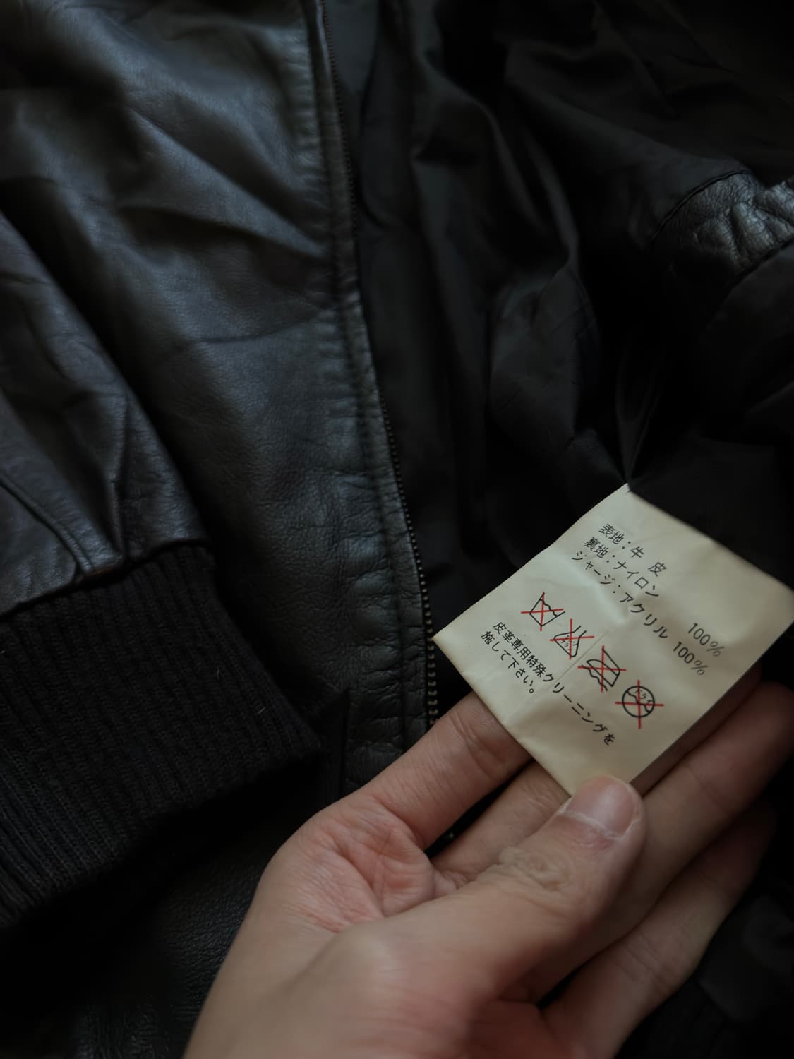 Cow Leather single Rider jacket 상품이미지10