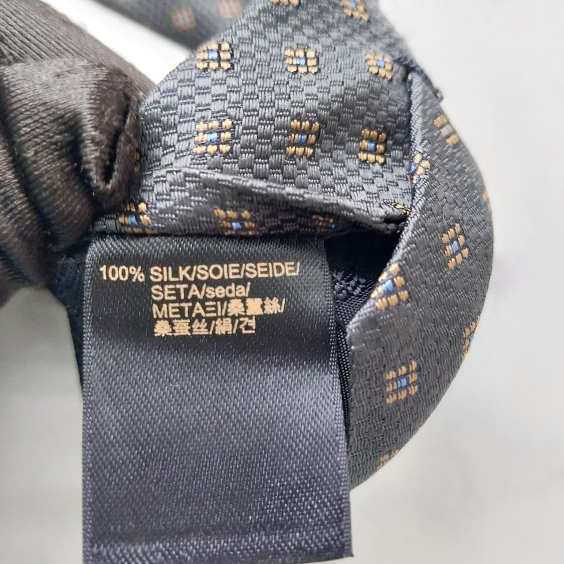 브룩스 브라더스 실크 그레이 자카드 넥타이 8.4cm A+등급 K1484 상품이미지10