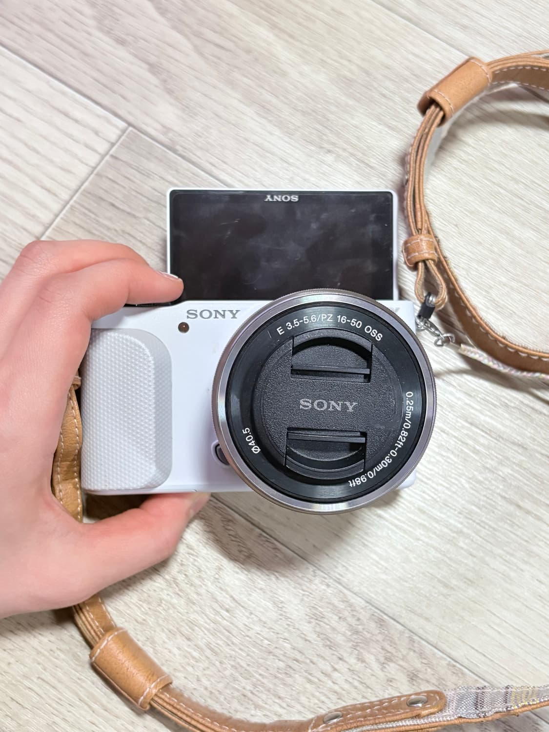 소니 NEX-3N 화이트 미러리스 카메라 상품이미지1