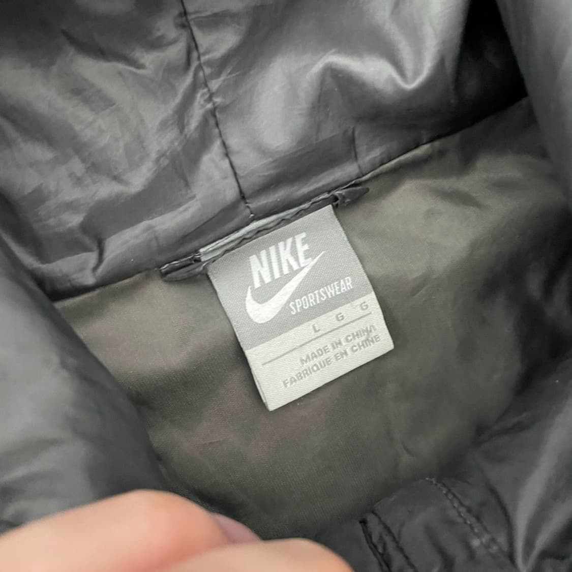 나이키 스우시 패디드 윈드러너 후드 바람막이 자켓 상품이미지5