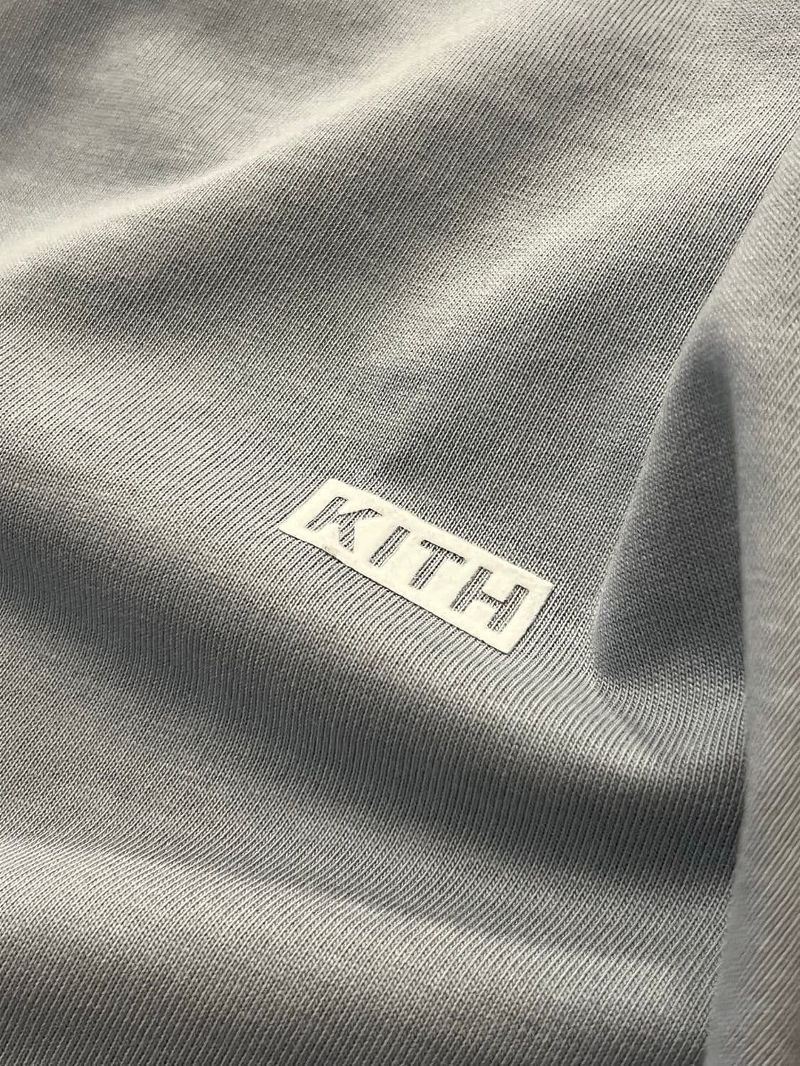 kith 키스 뉴욕 스몰 박스 로고 티셔츠 베이비 블루 M 상품이미지2