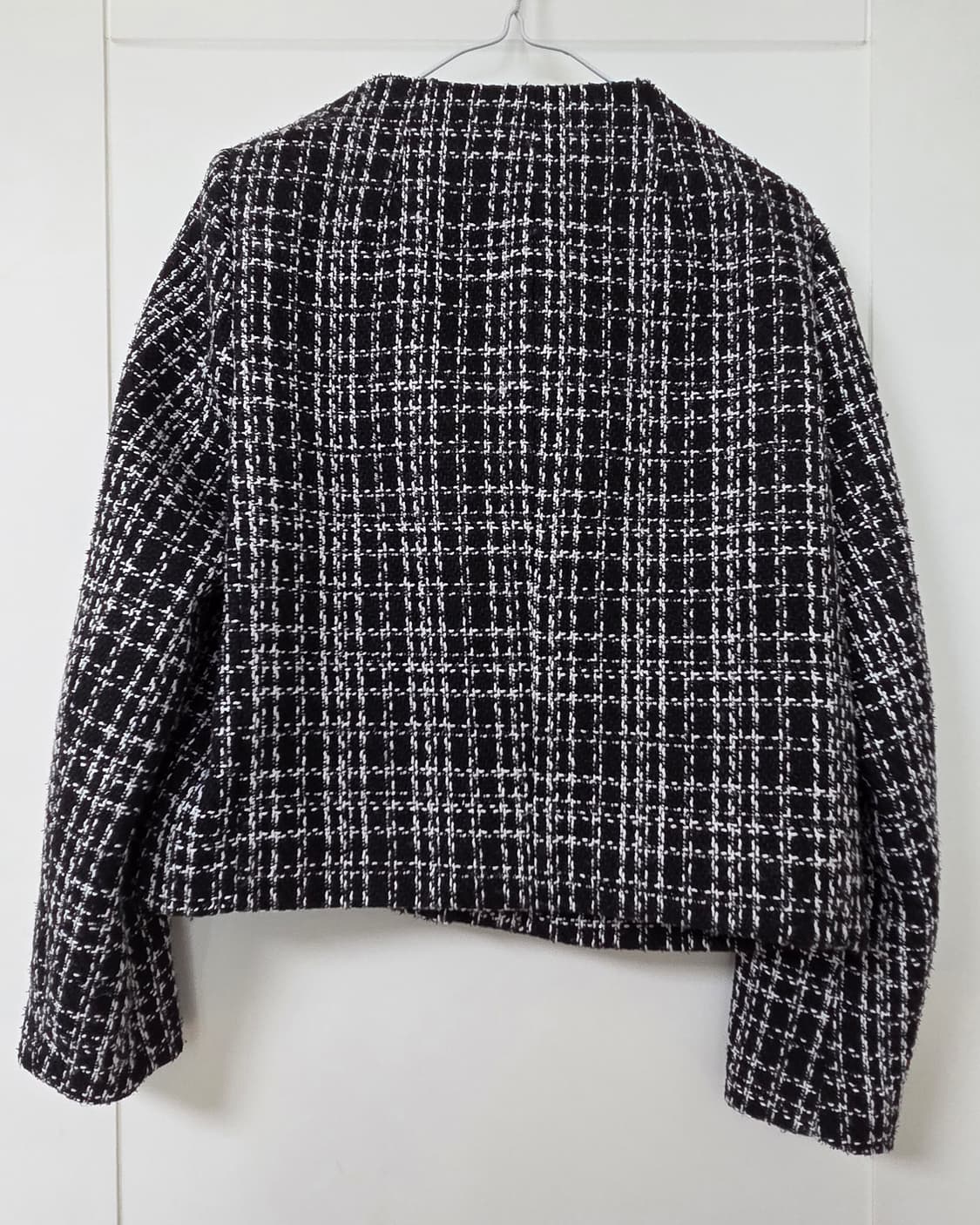 게스 블랙화이트 트위드 자켓 상품이미지2