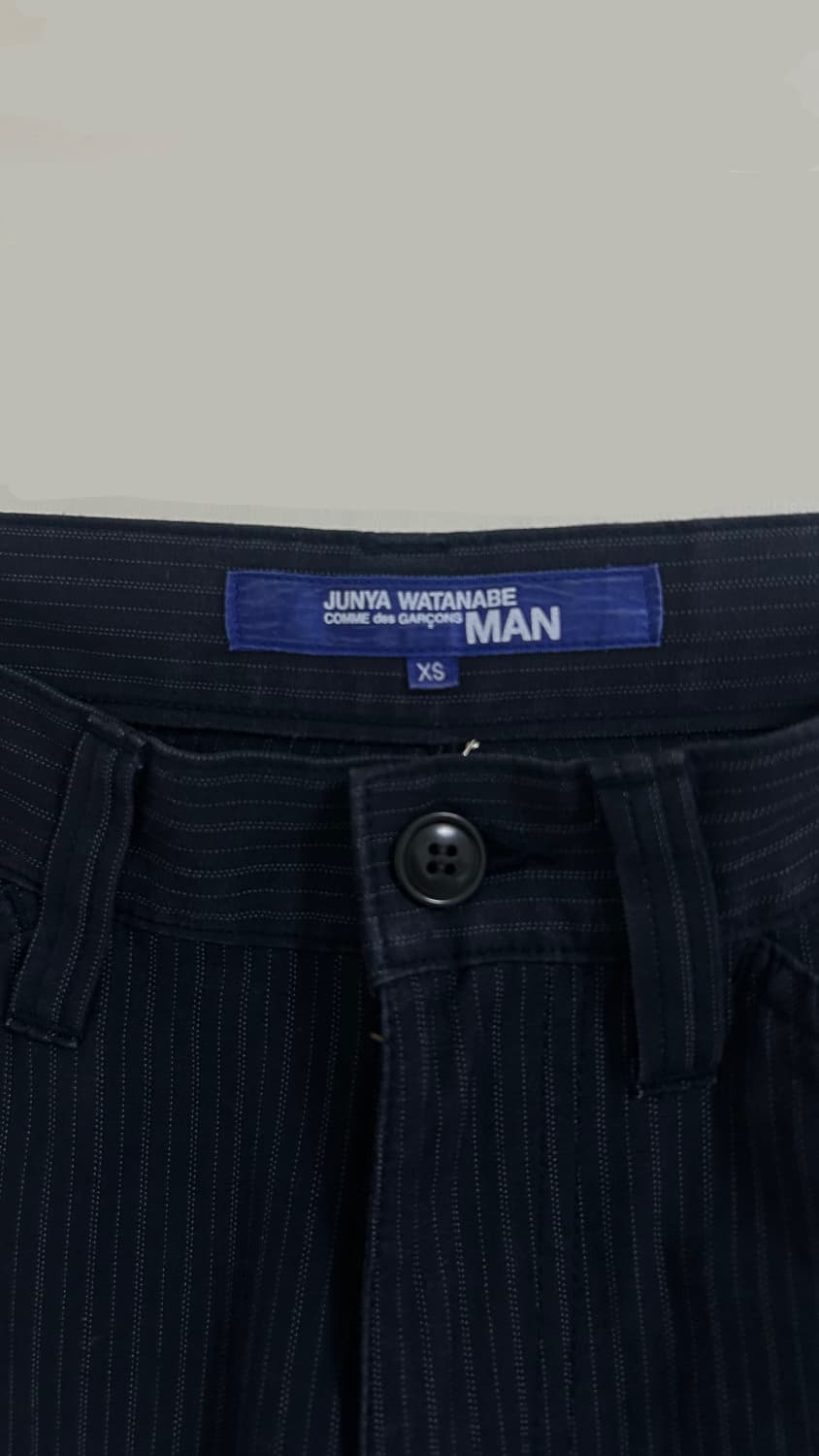 COMME des GARSONS 스트라이프 코튼 팬츠 상품이미지1