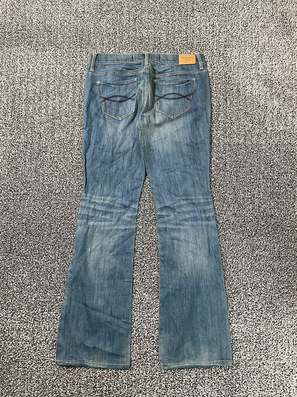 빈티지9. 아베크롬비 앤 피치 로우라이즈 Y2K 부츠컷 데님팬츠 청바지 상품이미지3