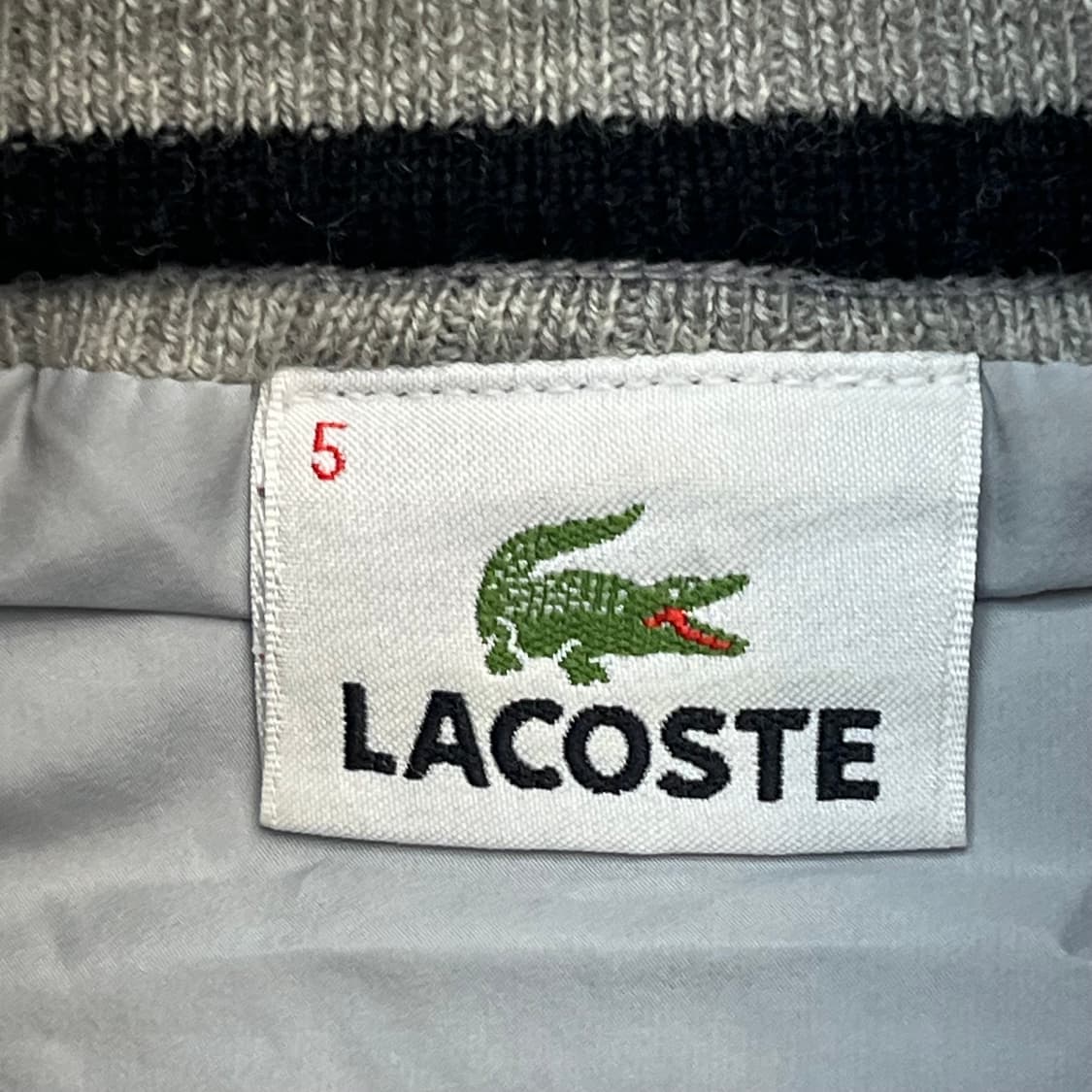 라코스테 남성 울 100% 하프넥 니트 (5) 100 상품이미지3