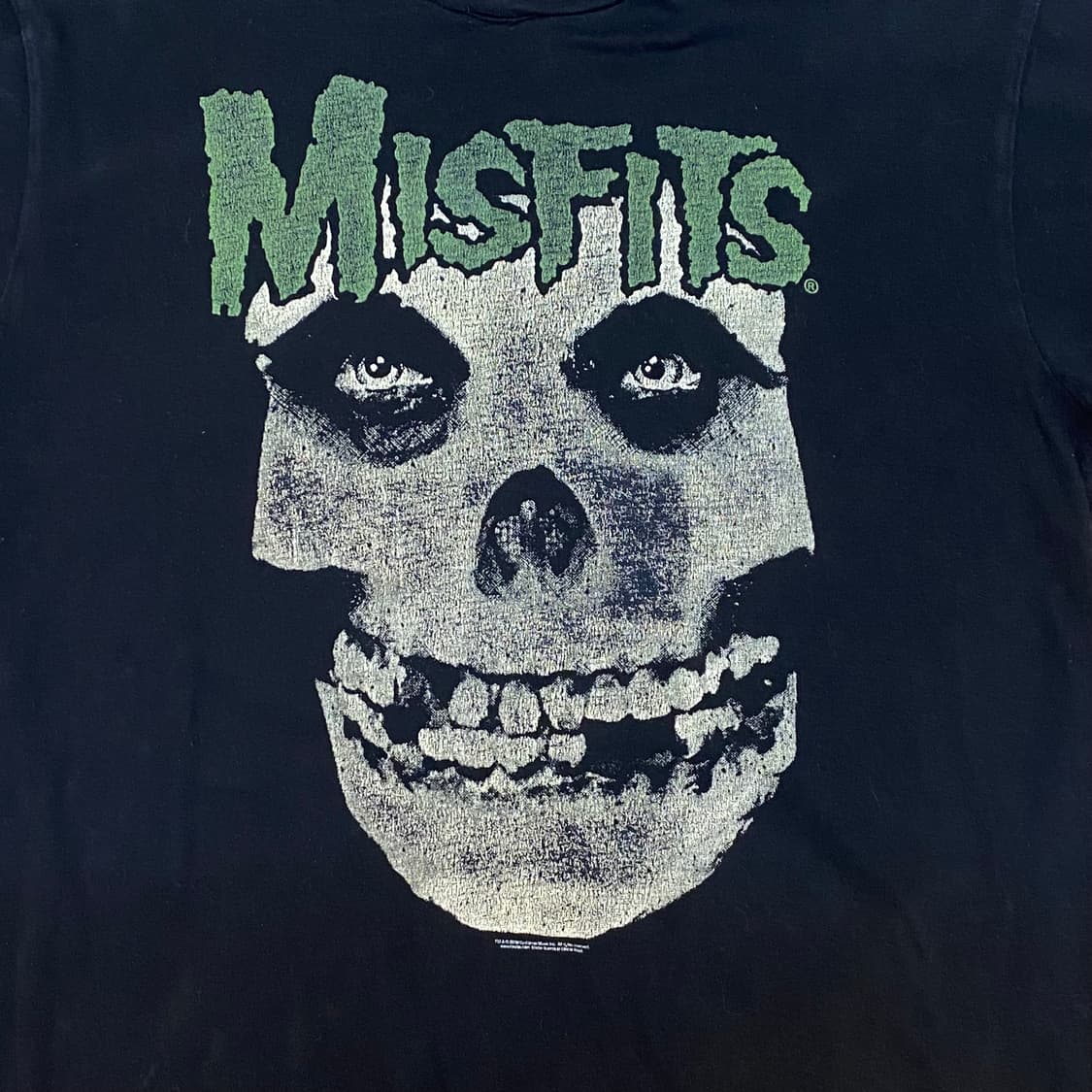 레어) 미국 빈티지 MISFITS 해골 스컬티 반팔티 락티셔츠 상품이미지3