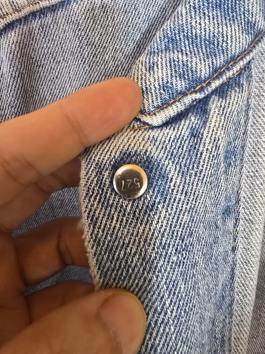 [LEVI’S] Made in U.S.A. 70507 트러커 청자켓  상품이미지5