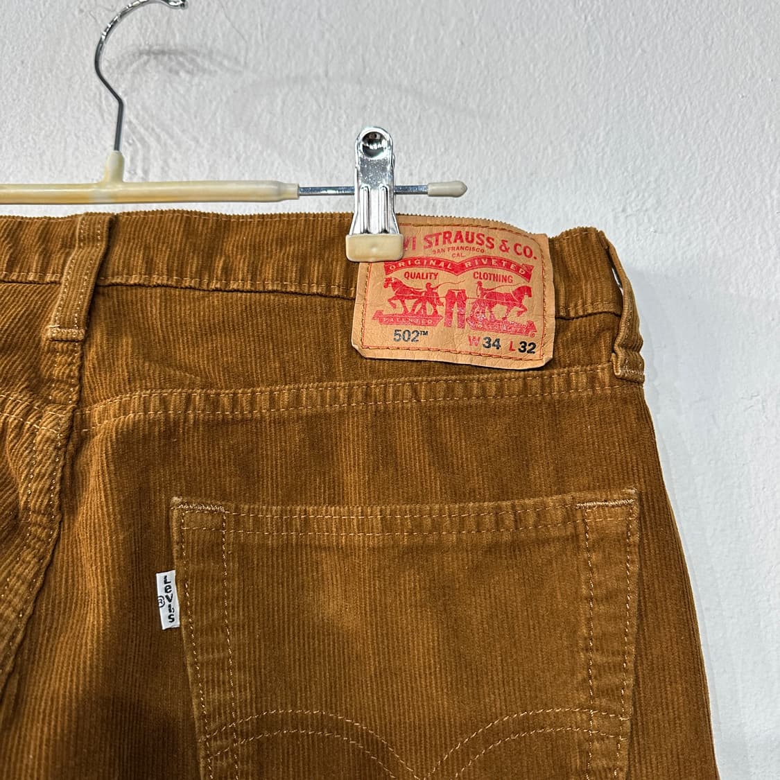리바이스502 코듀로이 화이트라벨 팬츠 34 상품이미지2