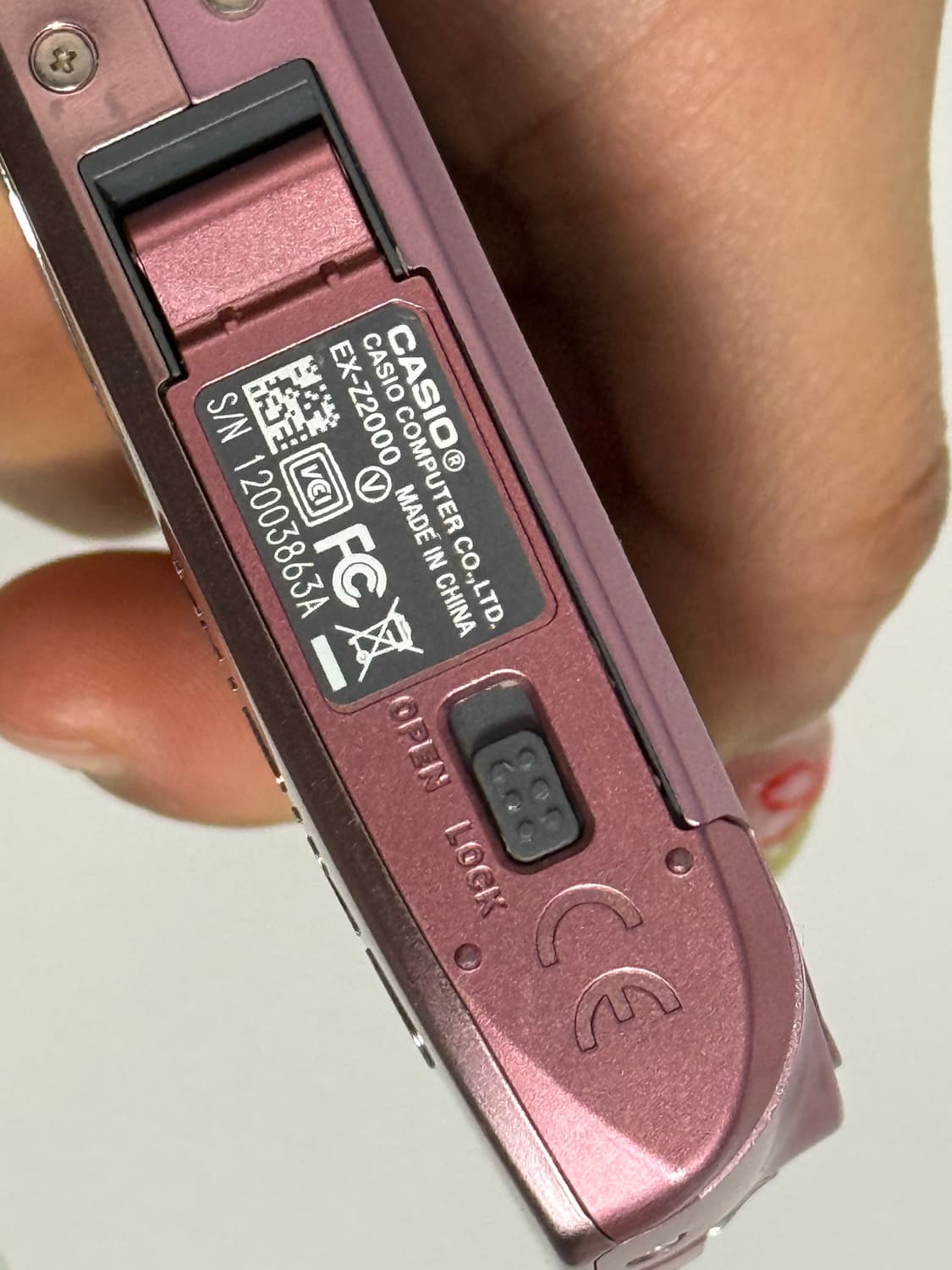 카시오 엑슬림 z2000 핑크 디카 상품이미지3