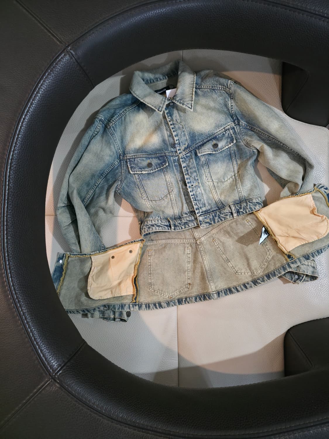 Egonlab cut_out denim jakcet 상품이미지4