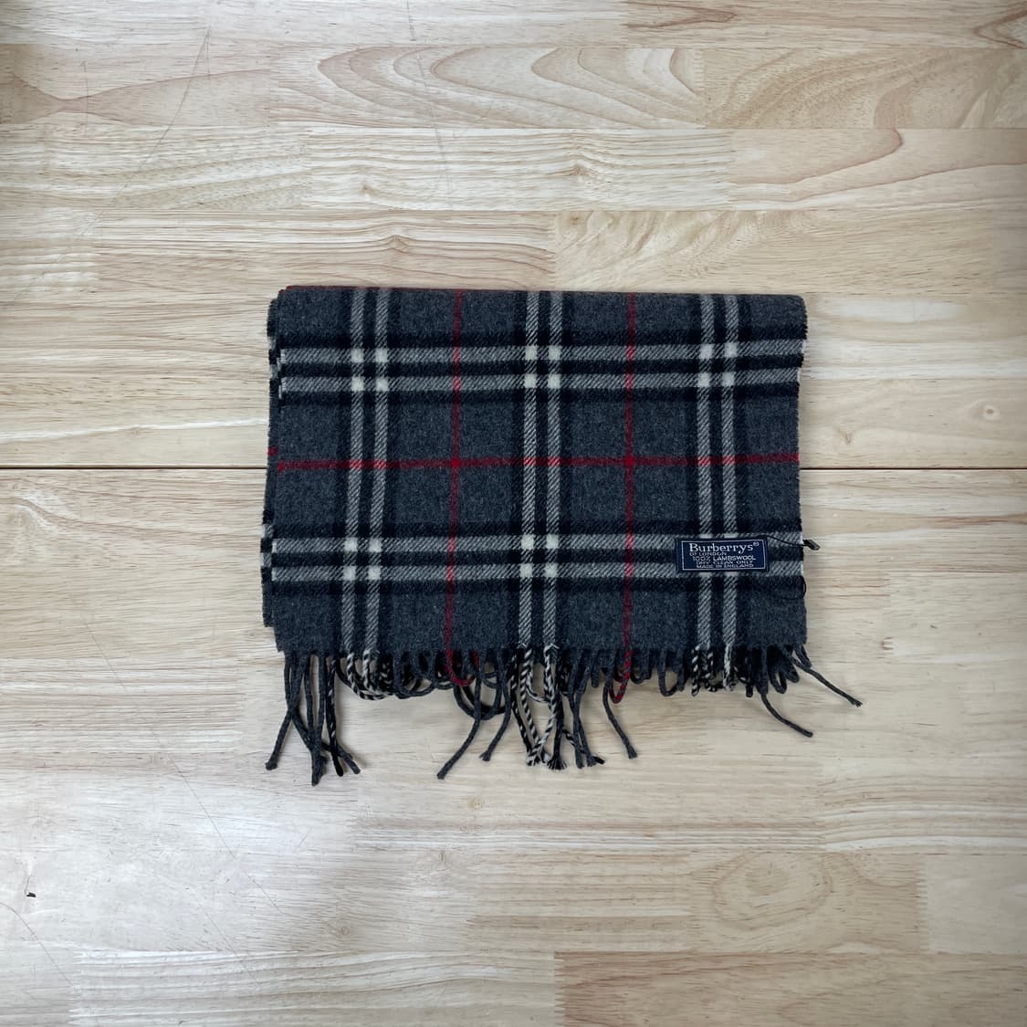 버버리 정품 램스울 머플러 차콜 상품이미지4