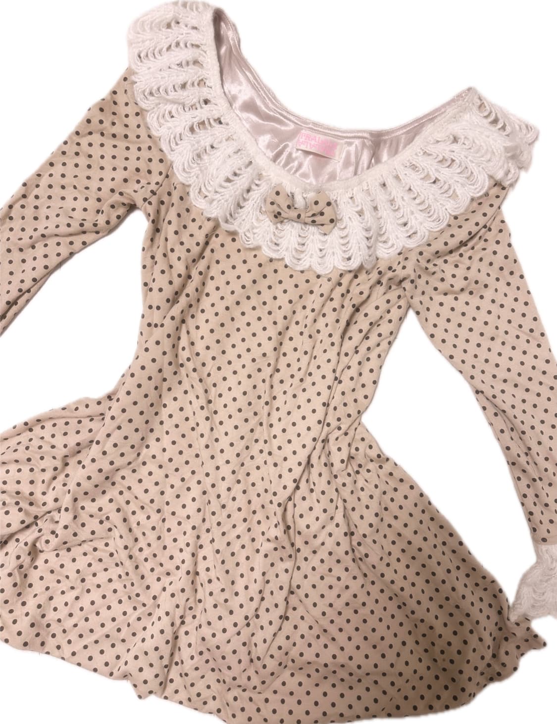 트랄라라 히메갸루 라떼갸루 도트 프릴 원피스 상품이미지2