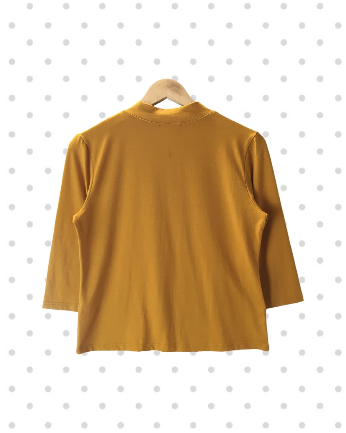 vintage henley neck multi button mustard 상품이미지6