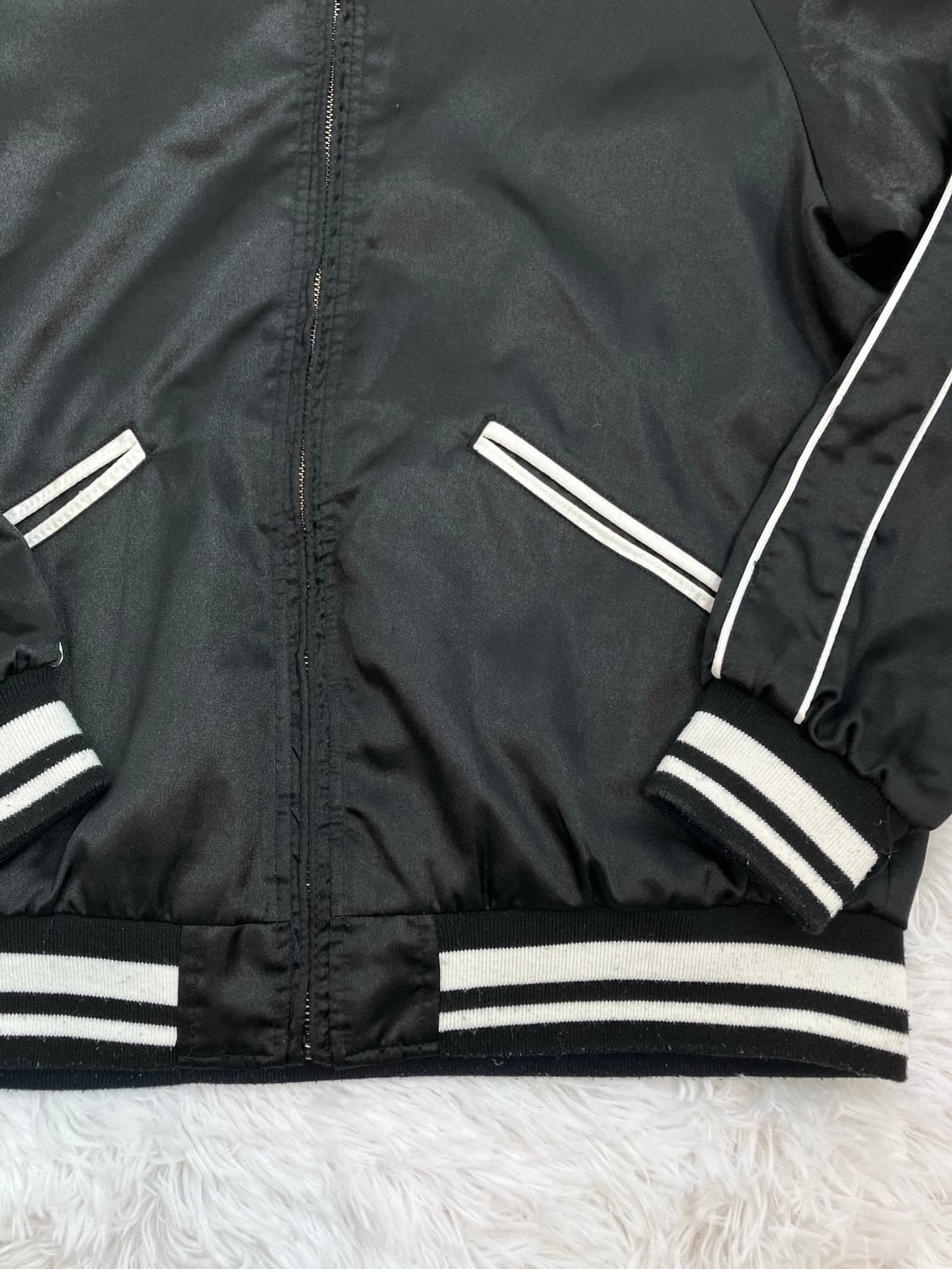 빈티지 양면 네이비 블랙 스카쟌 y2k 스트릿 갸루 펑키 일본빈티지710 상품이미지8