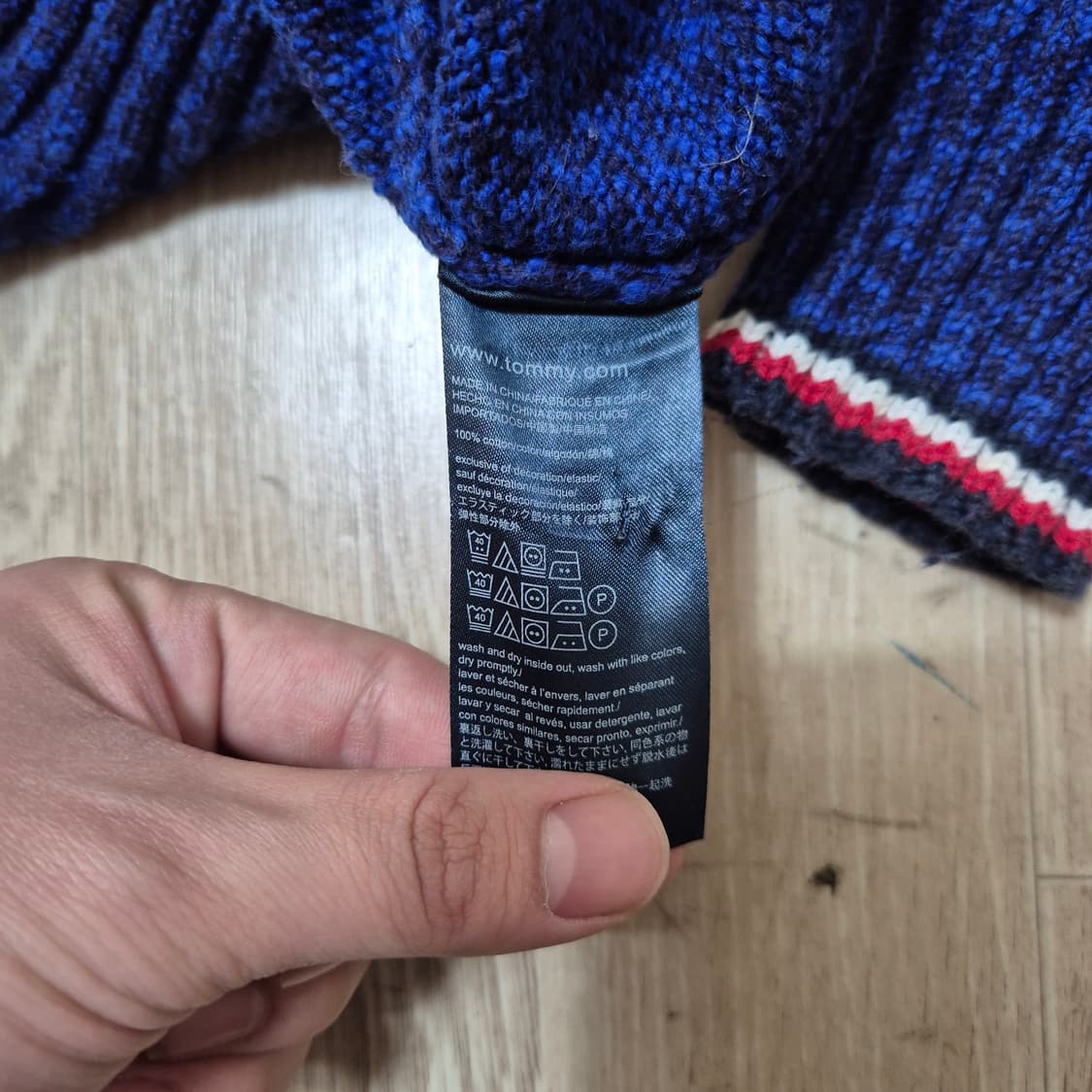 타미힐피거 미니플래그 베이직 니트 상품이미지6