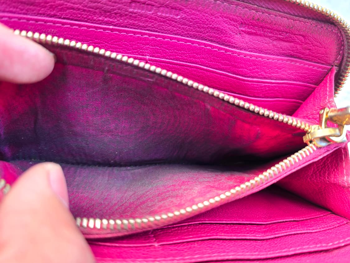 미우미우 장지갑 (made in italy) 상품이미지5