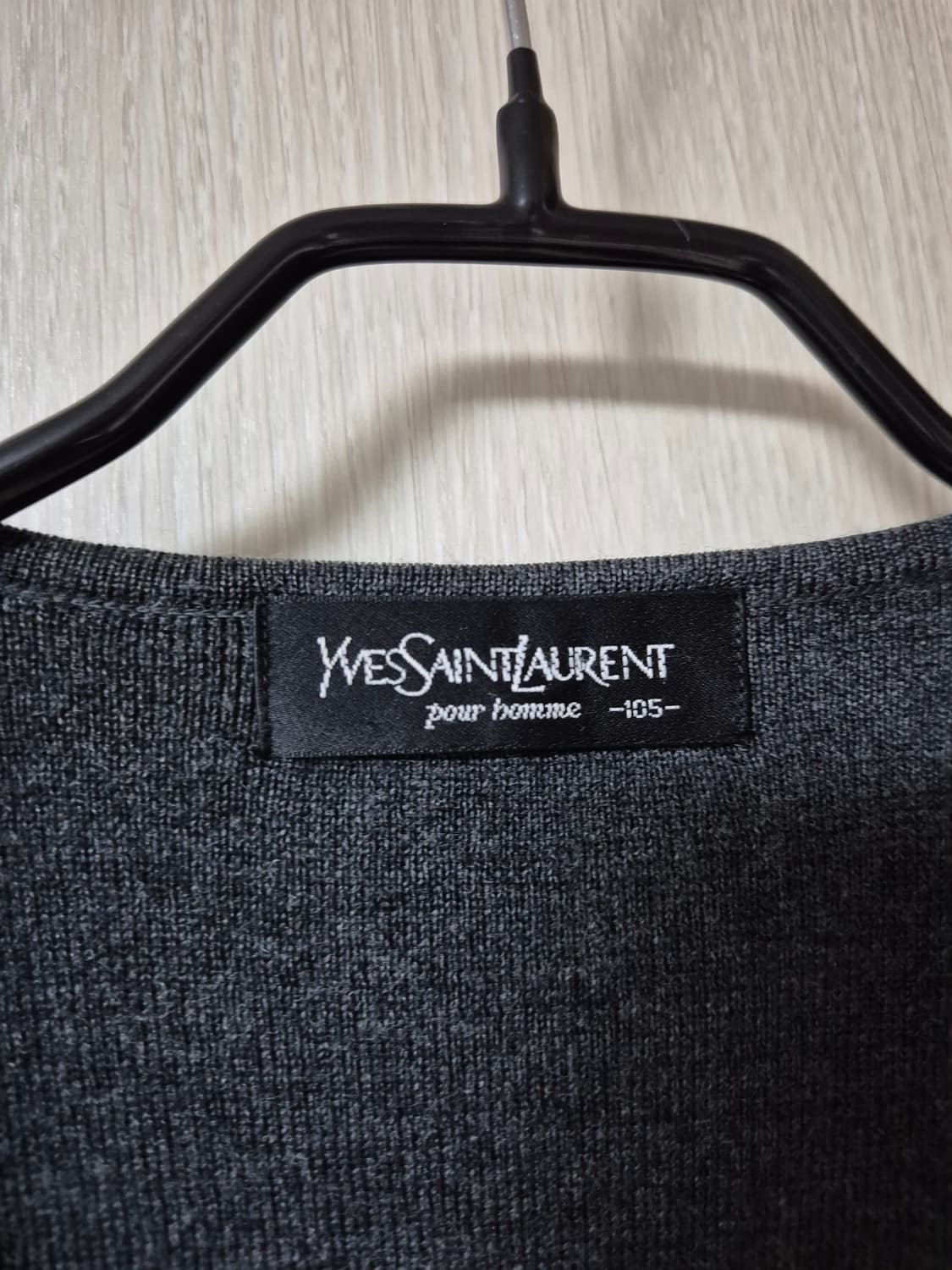 (정품) 입생로랑 니트 베스트 조끼 105 남성 상품이미지5
