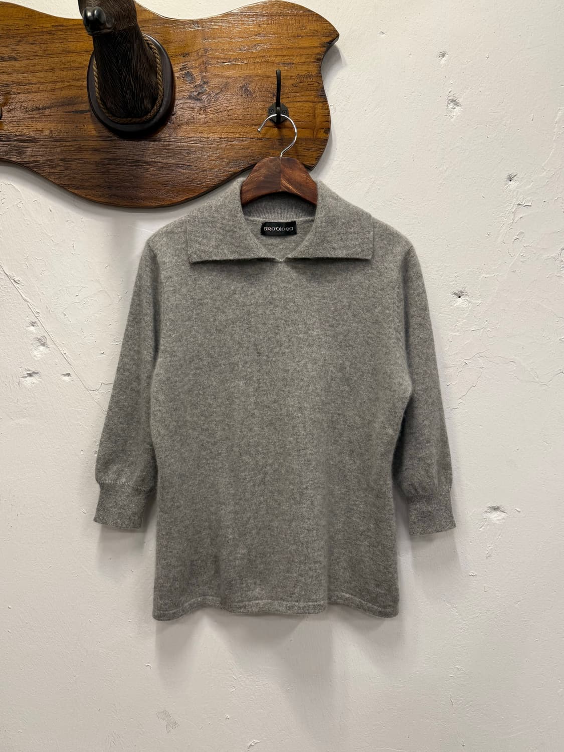 55) Cashmere 100 Knit Polo Top 상품이미지2